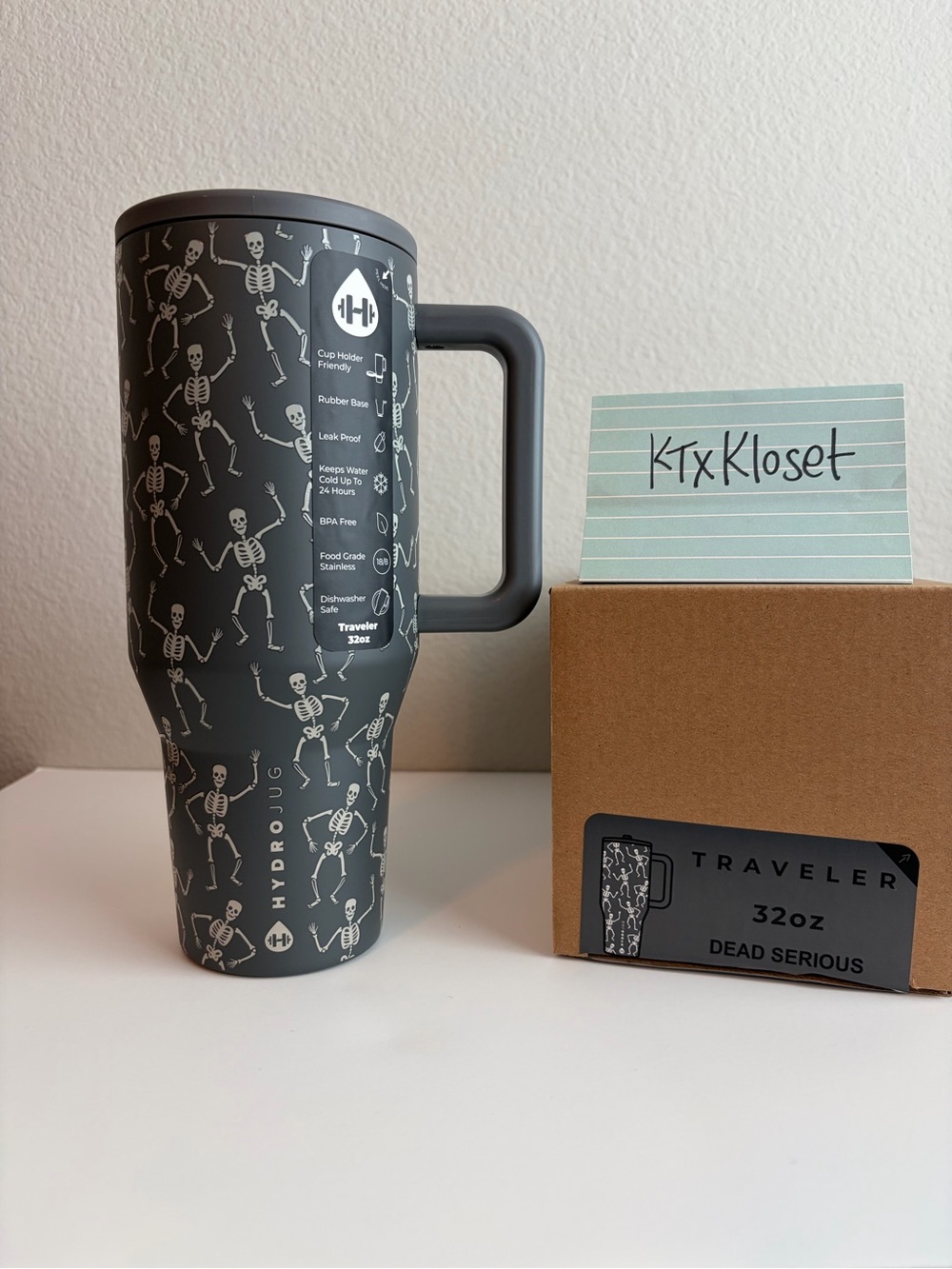 Hydrojug 32oz Traveler - Dead Serious